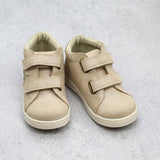 Toddler Girls Kira Glitter Star Leather Champagne Suede Shimmer Sneaker