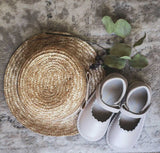 Toddler Girls Classic Almond Scalloped Stitch Down Mary Janes by L'Amour Shoes - Babychelle.com