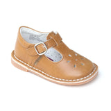 L'Amour Girls Classic Mustard T-Strap Mary Janes - Babychelle.com