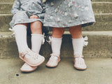 Girls Cotton Bow Knee Socks - Babychelle.com