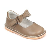 Toddler Girls Iris Mocha Leather Double Bow Strap Mary Janes - Classic  Shoes - Babychelle.com