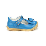 Emma Tropical Blue T-Strap Bow Shoes Mary Janes - Babychelle.com