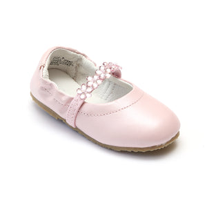L'Amour Girls H480 Pink Ballet Shoes - Babychelle.com