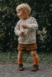 Angel Infant Boys 2157 Nubuck Brown Leather Dress Lace Up Oxfords - Babychelle.com