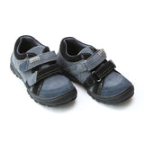 L'Amour Boys Navy Two Tone Double Strap Sneaker - Babychelle.com