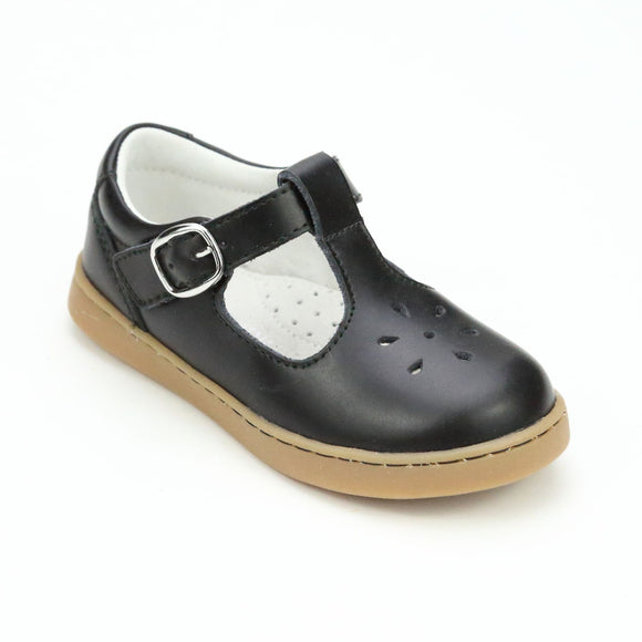 Girls Classic Black T-Strap Mary Jane - Vintage Inspired Mary Janes - Heirloom Classic Shoes - Babychelle.com