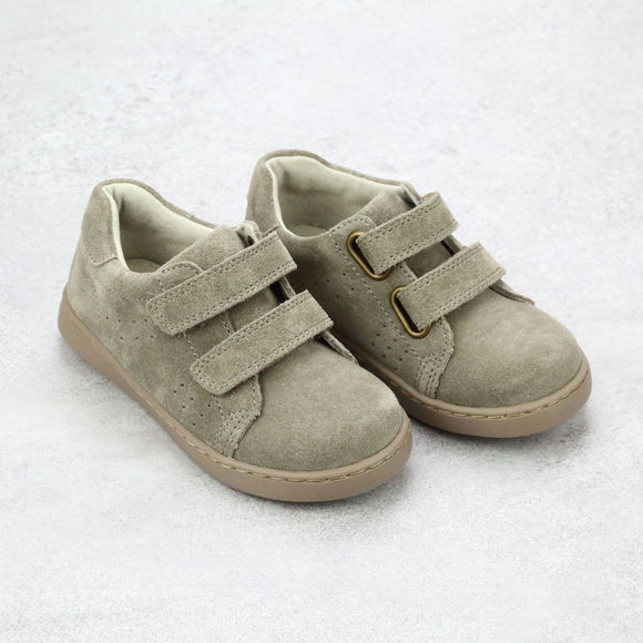 Toddler Boys Kyle Storm Leather Double Strap Velcro Perforated Sneaker - Babychelle.com