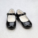 L'Amour Girls Rebecca Special Occasion Flat - Patent Black