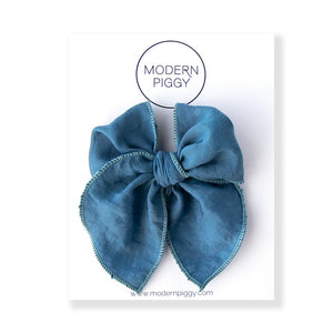 Blue Jay | Petite Party Bow
