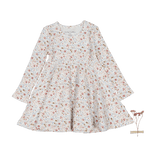 The Printed Long Sleeve Dress - Evelyn
