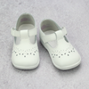 Angel Baby Girls Classic White Leather T-Strap Mary Janes - Angel Baby Shoes -Southern Baby Shoes