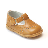 Angel Infant Girls Mustard Golden Yellow T-Strap Mary Janes - Babychelle.com