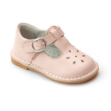 L'Amour Girls Classic 751 Pink Leather Mary Janes - Babychelle.com