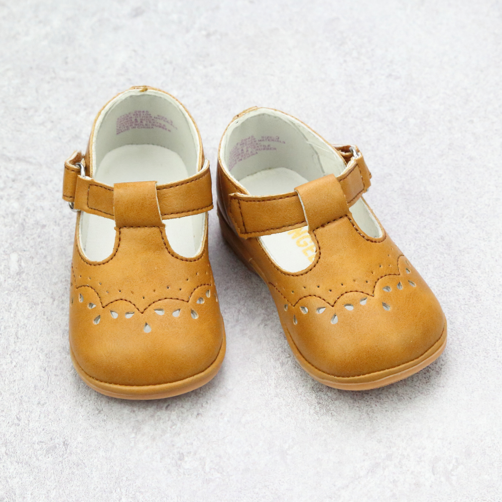 Mustard yellow top toddler shoes