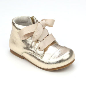 Portia Luxe Toddler Girls Laced Up Boot - Babychelle.com