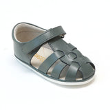 Angel Baby Boys Sea Green Leather Fisherman Sandals - Babychelle.com