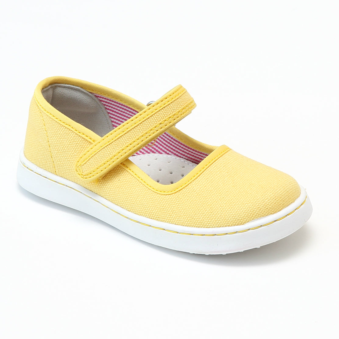 L Amour Girls Jenna Canvas Mary Janes