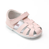 Angel Baby Girls Christie Leather Fisherman Sandals - Babychelle.com