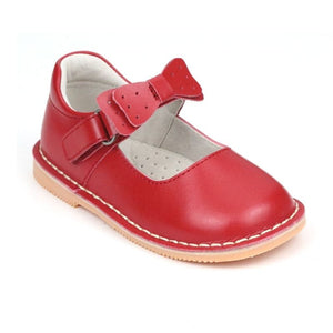 Toddler Girls Iris Red Leather Double Bow Strap Mary Janes - Classic  Shoes - Babychelle.com