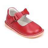 Toddler Girls Iris Red Leather Double Bow Strap Mary Janes - Classic  Shoes - Babychelle.com
