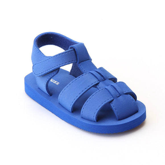 Angel Baby Boys EVA Royal Blue Foam Fisherman Sandals - Babychelle.com