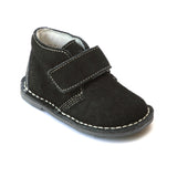 L'Amour Boys Black Velcro Strap Boots - Babychelle.com