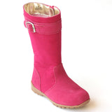 L'Amour Girls G860 Fuchsia Fashion Buckle Accent Boots