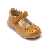 Angel Baby Girls Bloom Gold Leather Mary Janes - Babychelle.com
