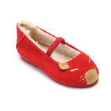 L'Amour Girls Red Mouse Flats - Babychelle.com