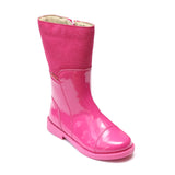 L'Amour Girls Fuchsia Below the Knee Fashion Boots - Babychelle.com