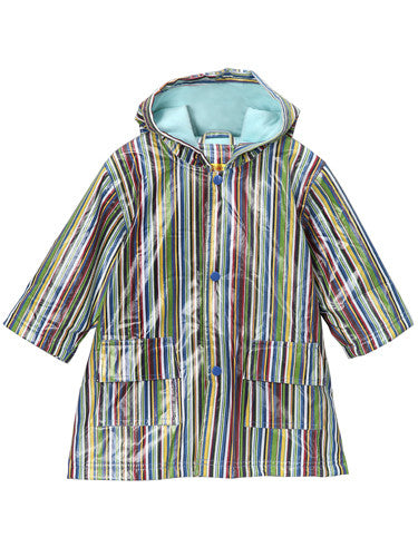 Pluie Pluie Boys RC - Blue Stripe Raincoat