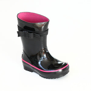Pluie Pluie Girls R2B - BK Black Bow Rain Boots