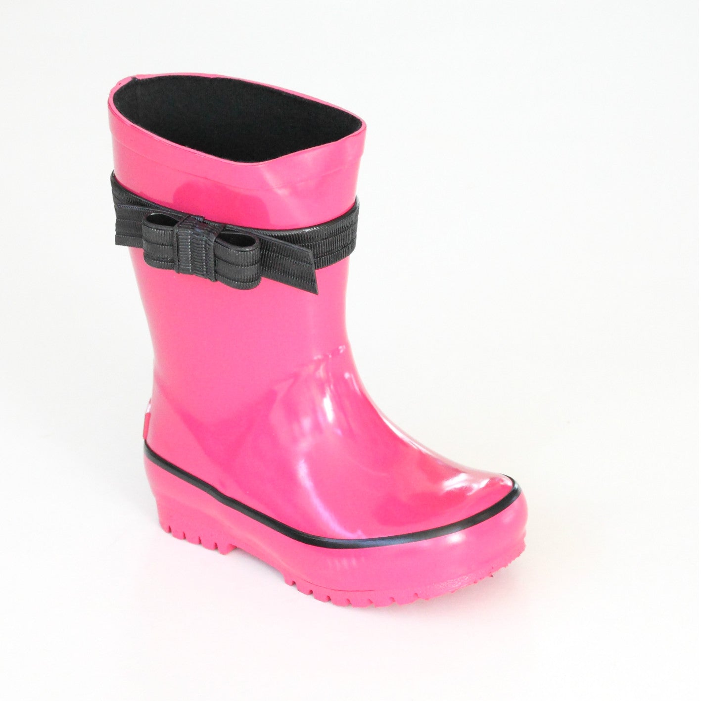 Bow Girls Pluie Rain Boots Fuchsia – Babychelle Pluie
