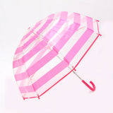 Pluie Pluie Girls Fuchsia Striped Umbrella - Babychelle.com
