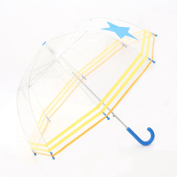 Pluie Pluie Boys Transparent Star and Striped Umbrella - Babychelle.com