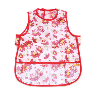 Pluie Pluie Girls Red Flower Bib - Babychelle.com