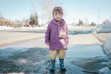 Pluie Pluie Girls RB - NY Navy Flower Rain Boots - Babychelle.com