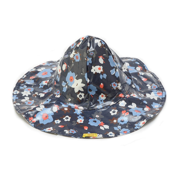 Pluie Pluie RH - NY Navy Flower Rain Hat - Babychelle.com