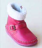 Angel Baby Girls Fuchsia Fleece Lined Ankle Boot