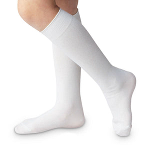 Girls White Classic Knee High Socks - Babychelle.com