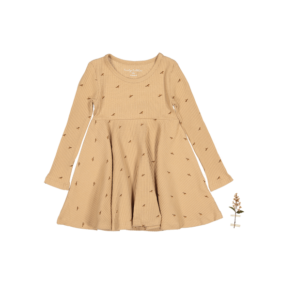 The Printed Long Sleeve Dress - Birdsong