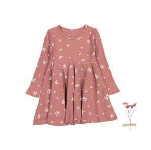 The Printed Long Sleeve Dress - Rosewood Floral