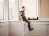 Pluie Pluie Girls RB - NY Navy Flower Rain Boots - Babychelle.com